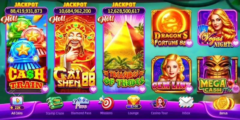 Nhiều lựa chọn slot game đa dạng 